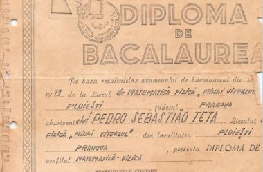 Diploma de Bacharelado – Romenia